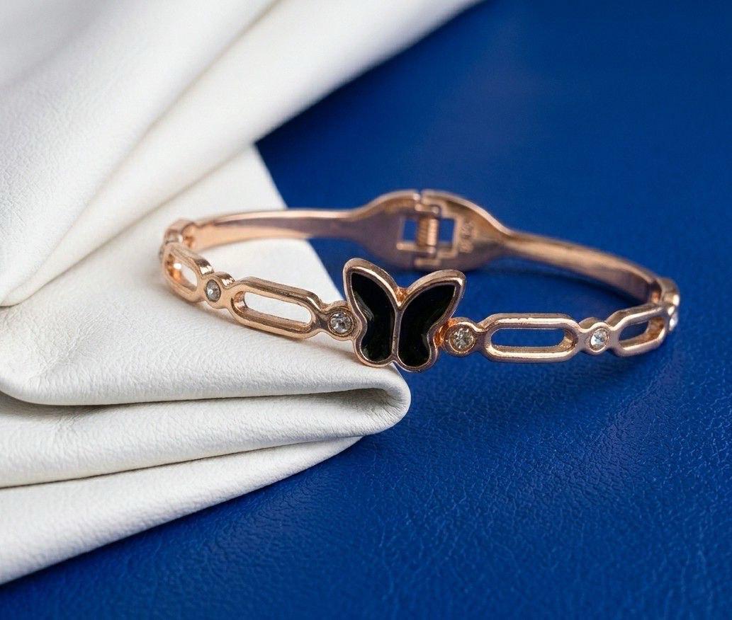 Rose Gold Plated Butterfly Bracelet