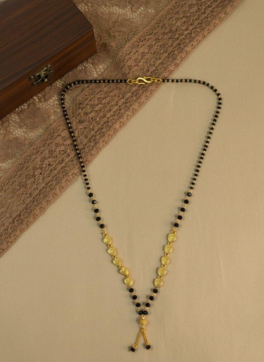 Gold Plated Long Mangalsutra Necklace