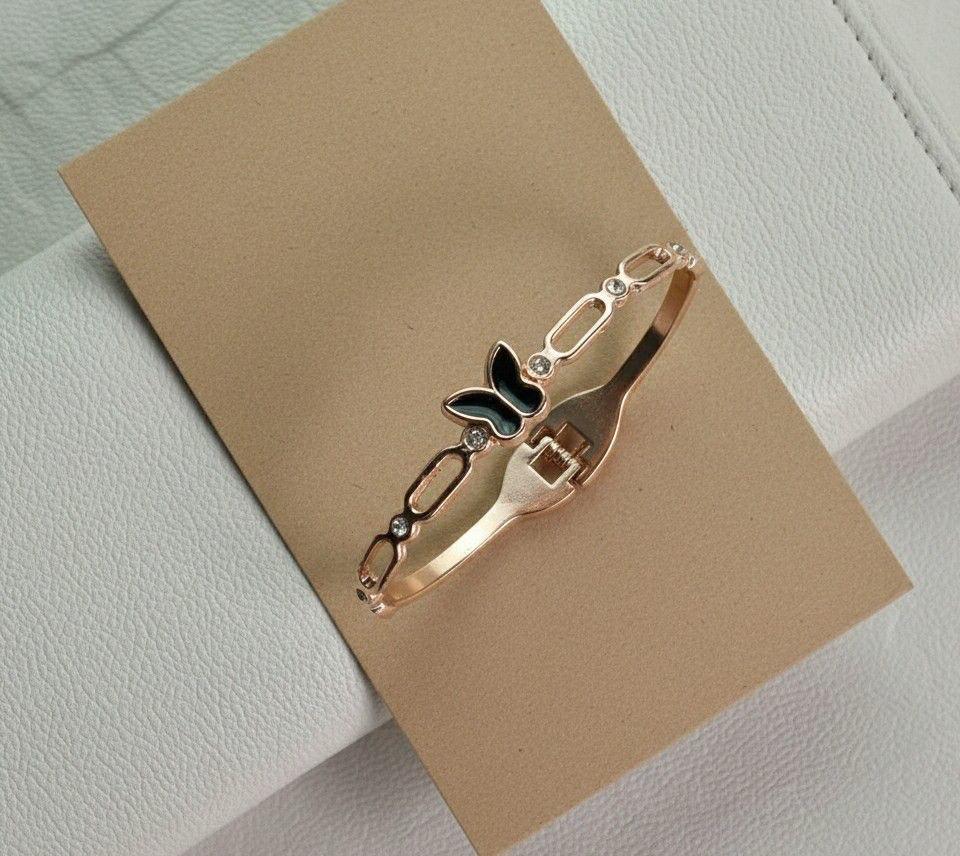 Rose Gold Plated Butterfly Bracelet