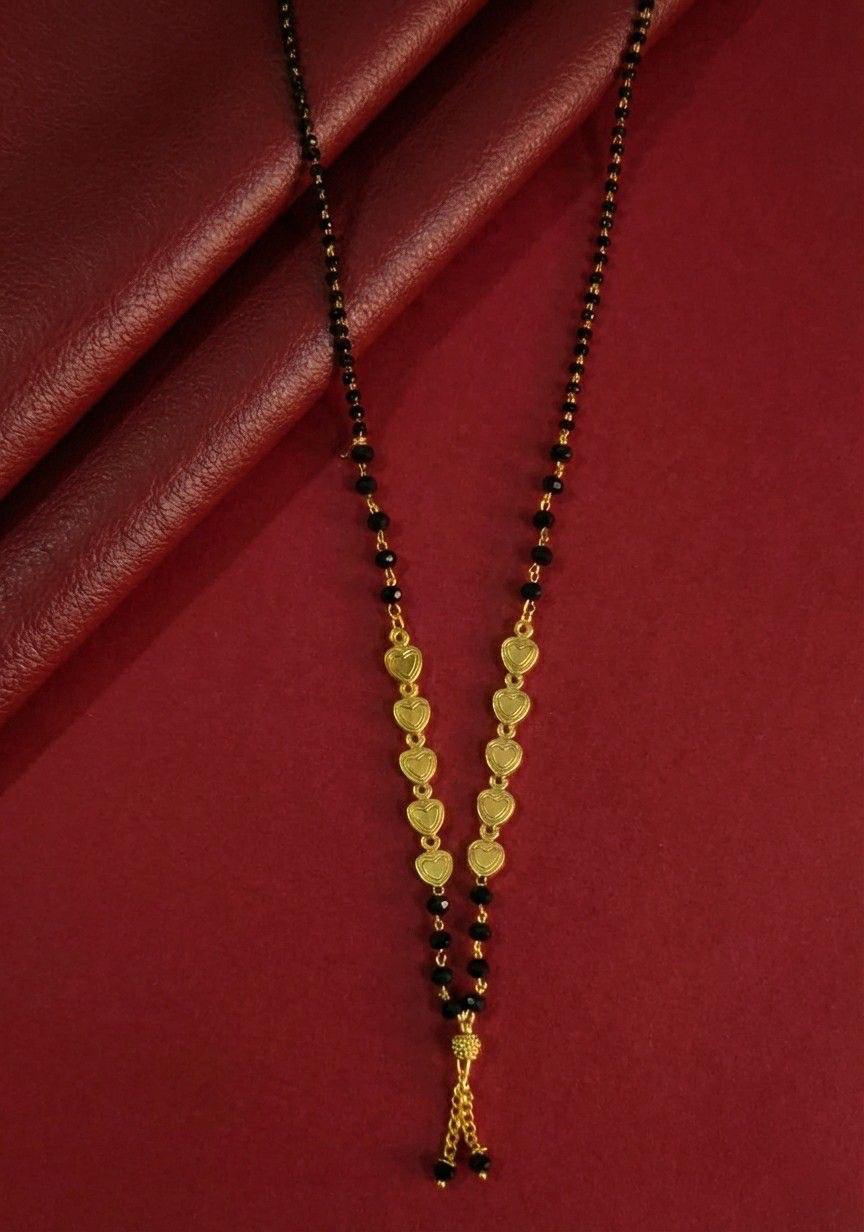 Gold Plated Long Mangalsutra Necklace