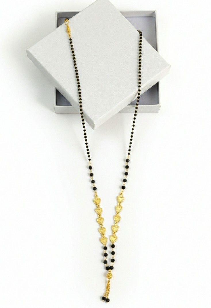 Gold Plated Long Mangalsutra Necklace