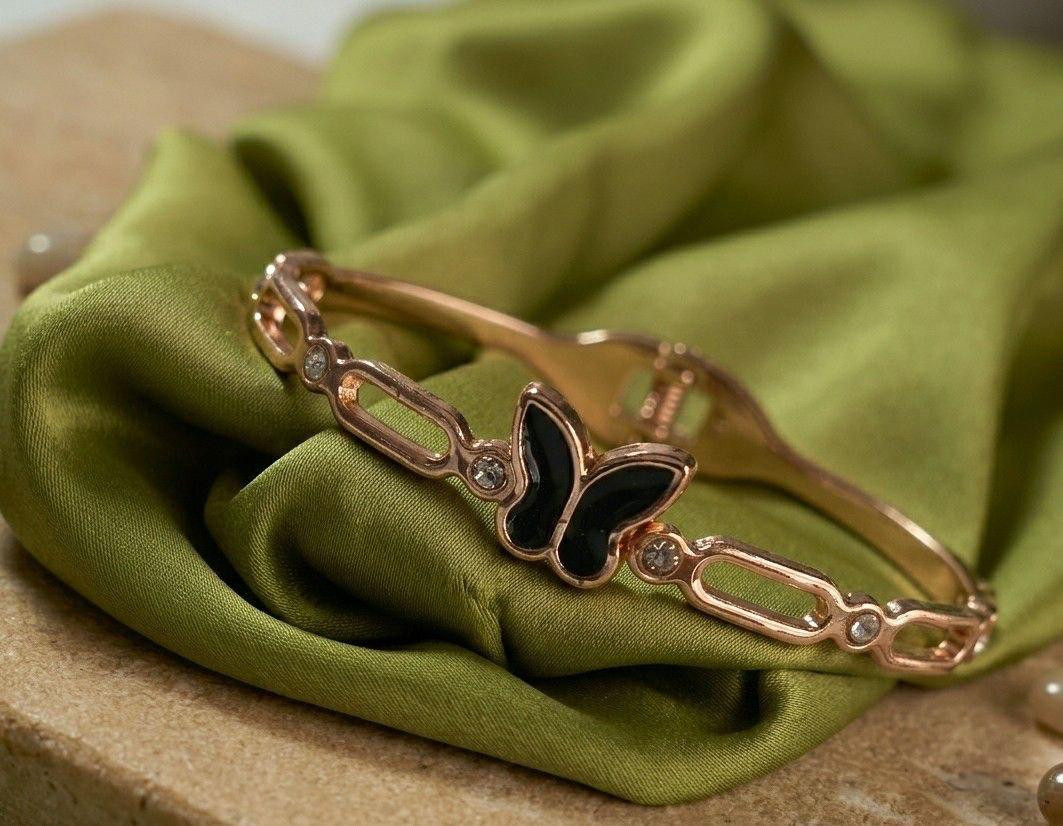 Rose Gold Plated Butterfly Bracelet