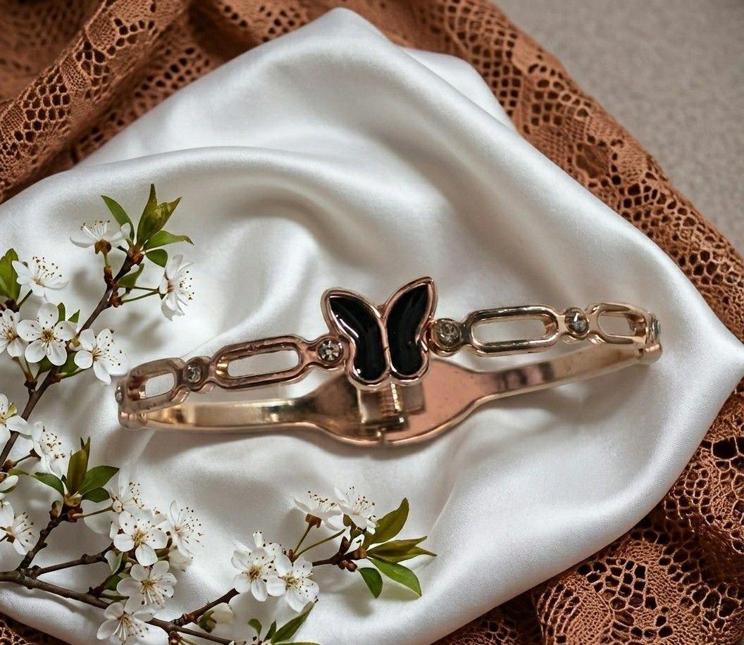 Rose Gold Plated Butterfly Bracelet