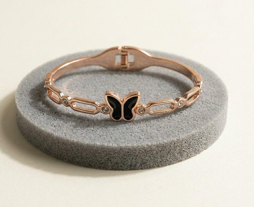 Rose Gold Plated Butterfly Bracelet