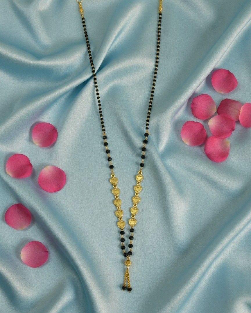 Gold Plated Long Mangalsutra Necklace