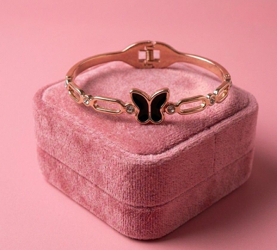Rose Gold Plated Butterfly Bracelet