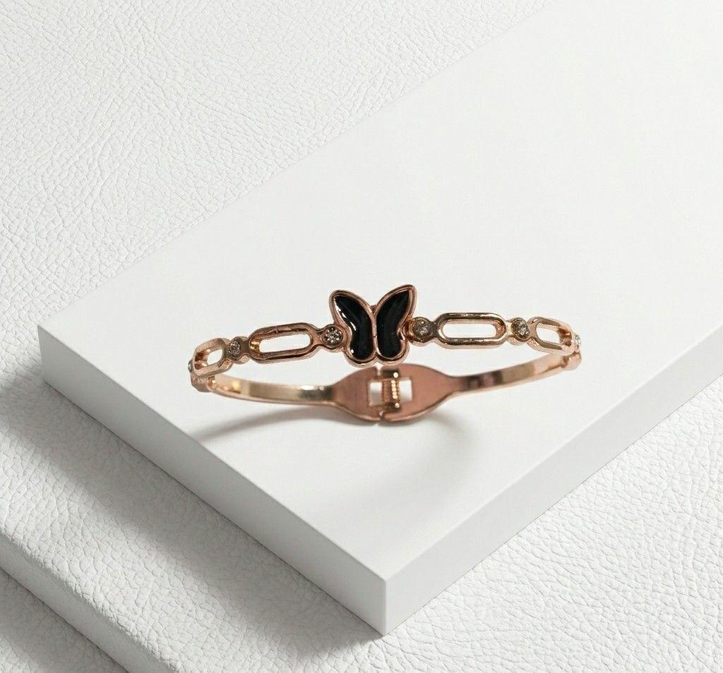 Rose Gold Plated Butterfly Bracelet